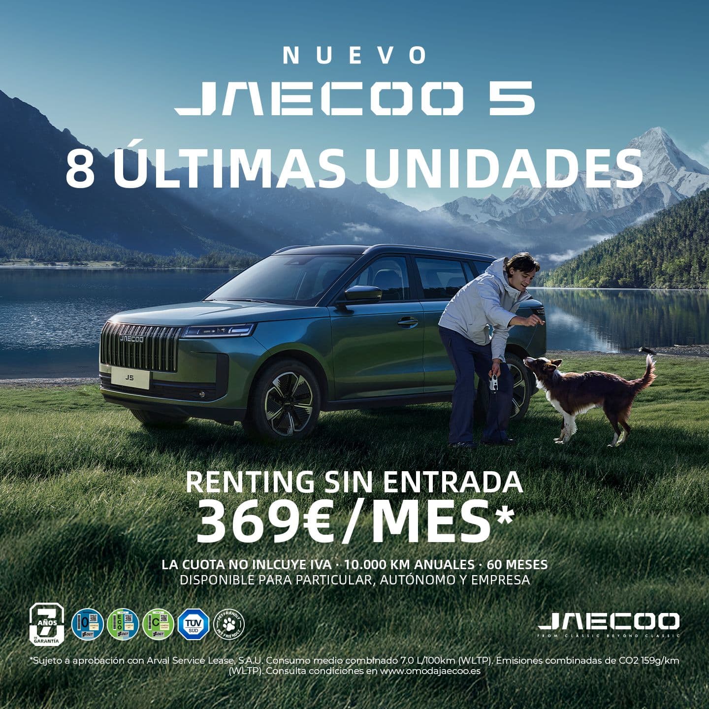JAECOO 5 - Renting SIN ENTRADA