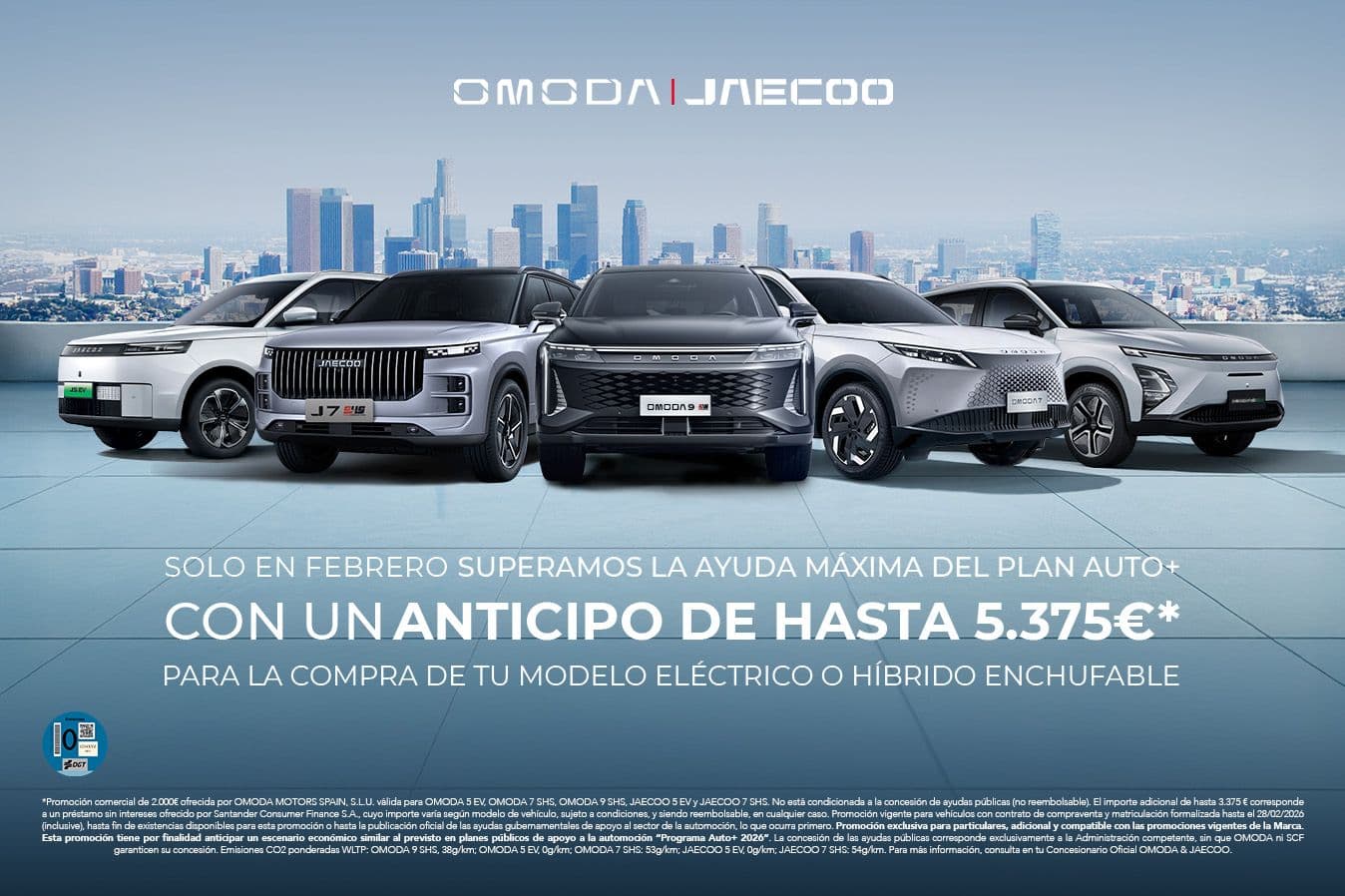 Anticípate al Plan Auto+ y consigue hasta 5.375€ en tu OMODA o JAECOO